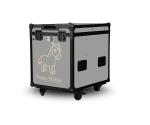 Sattelschrank "Pony Rider" II - Sanftes Grau